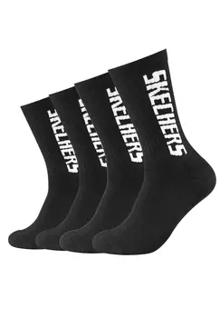 Носки Skechers Unisex Tennis Sock cushioned line 4p, черный