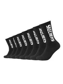 Носки Skechers Unisex Tennis Sock cushioned line 8p, черный