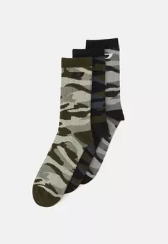 Носки SKM D CREW LIGHT SOCKS 3 PACK Diesel, черный