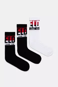 Носки SKM-RAY-THREEPACK НоскИ 3-упаковка Diesel, черный