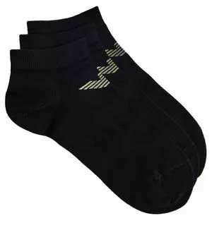 Носки/Следки 3 шт. Emporio Armani, черный