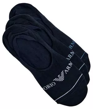 Носки/Следки 3 шт. Emporio Armani, синий