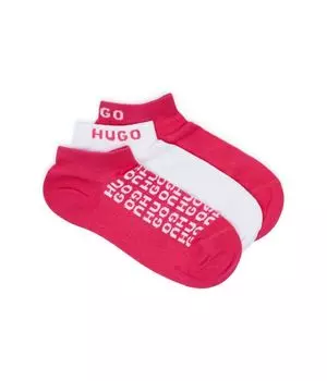 Носки/Следки 3 шт. Hugo Bodywear, розовый