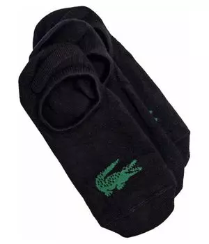 Носки/Следки 3 шт. Lacoste, черный