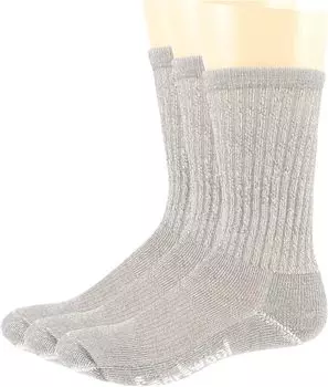 Носки Smartwool Classic Hike Light Cushion Crew 3-Pack, серо-коричневый