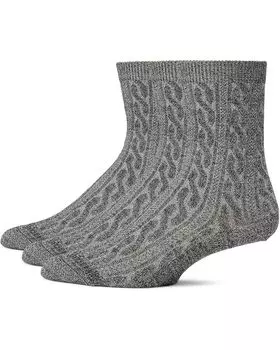 Носки Smartwool Everyday Cable Crew Socks 3-Pack, цвет Natural