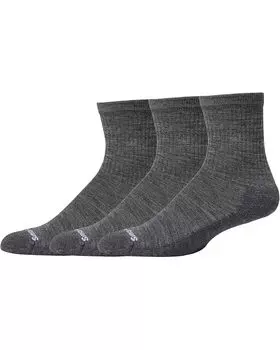 Носки Smartwool Everyday Solid Rib Crew 3-Pack, цвет Medium Gray