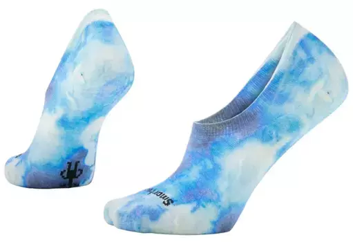 Носки SmartWool Everyday Zero Cushion Far Out с принтом Tie Dye No Show, цвет Deep Navy