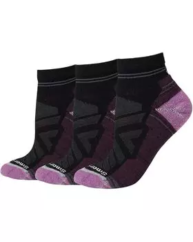 Носки Smartwool Hike Light Cushion Ankle Socks Multipack, черный