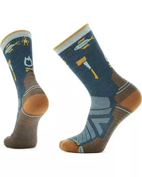 Носки Smartwool Hike Light Cushion Camp Gear Crew, цвет Twilight Blue