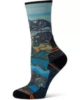 Носки Smartwool Hike Light Cushion Icy Range Print Crew Socks, цвет Multicolor