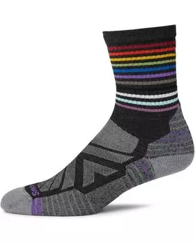 Носки Smartwool Hike Light Cushion Pride Crew Socks, угольный