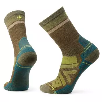 Носки Smartwool Hike Light Cushion Winding Trail Crew Long, зеленый