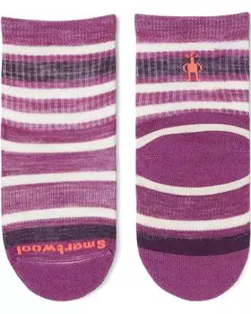 Носки Smartwool Kids Hike Light Cushion Striped Crew Socks, цвет Meadow Mauve