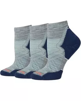 Носки Smartwool Run Targeted Cushion Ankle Socks Multipack, цвет Light Gray