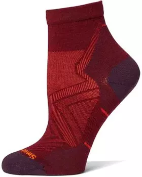 Носки Smartwool Run Zero Cushion Ankle Socks, цвет Tibetan Red