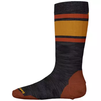 Носки Smartwool Wintersport Full Cushion Stripe для больших детей, красный/серый