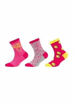 Носки SMILEY 6P Skechers, розовый
