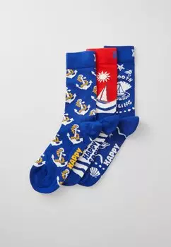 Носки SMOOTH SAILING GIFT SET UNISEX 3 PACK Happy Socks, мультиколор