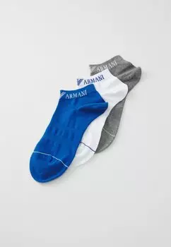 Носки SNEAKER 3 PACK Emporio Armani, синий