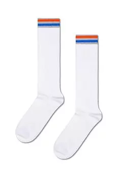 Носки Sneaker Slouch Happy Socks, белый