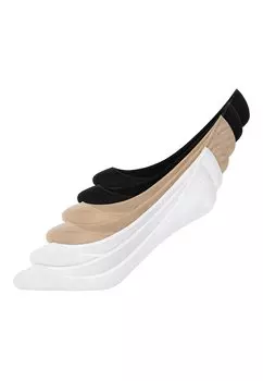 Носки SNOCKS Bio Baumwolle 6 шт, цвет Mix (Schwarz/Wei/Beige)