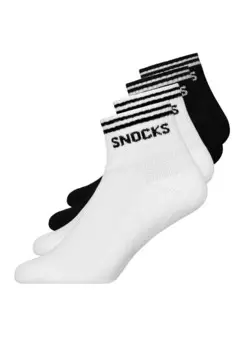 Носки SNOCKS Socks, черный/белый