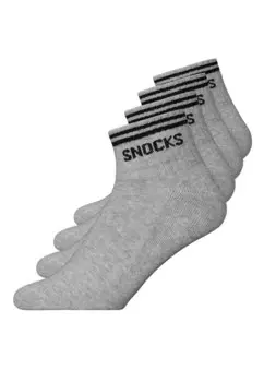 Носки SNOCKS Socks, пятнистый серый
