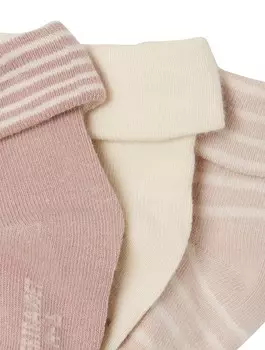 Носки SOCKE 3ER-PACK MDCHEN Vertbaudet, светло-розовый