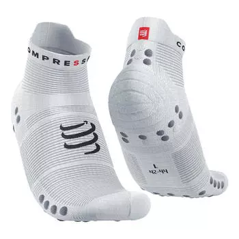 Носки Socks Pro Racing Socks v4.0 Run Low COMPRESSPORT, белый