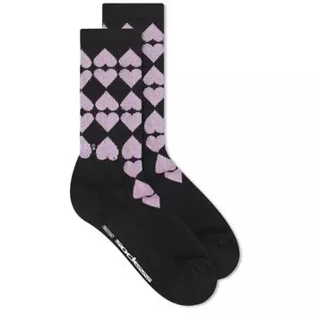 Носки Socksss Purple Hearts, черный