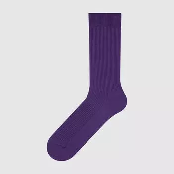 Носки (сплошные) UNIQLO, фиолетовый