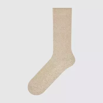 Носки (сплошные) UNIQLO, хаки