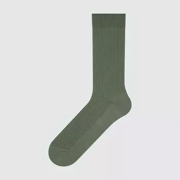 Носки (сплошные) UNIQLO, зеленый