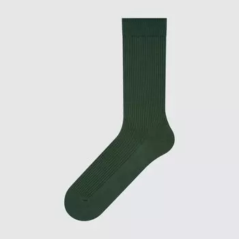 Носки (сплошные) UNIQLO, зеленый