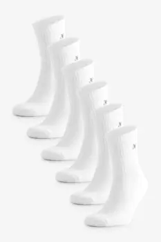Носки спортивные Essential, 6 упаковок Next, белый
