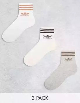 Носки среднего кроя adidas Originals нейтральных тонов