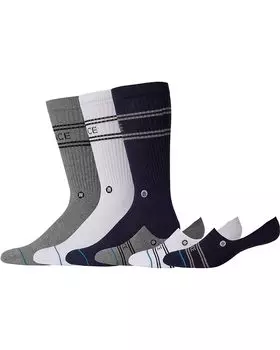 Носки Stance Basic Mixed 6-Pack, темно-синий