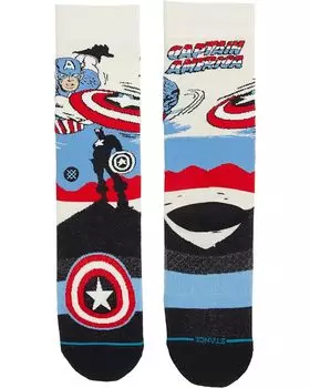 Носки Stance Captain America Marquee, белый