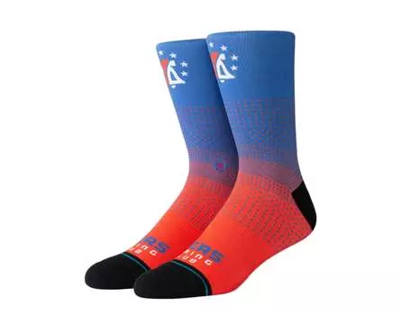 Носки Stance Casual NBA Phila 76ers Gaming GC 2K Blue Crew M558A197GC-BLU, синий