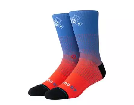 Носки Stance Casual NBA Pistons Gaming GC 2K Blue/Red Crew Socks M558A19PGT-BLU