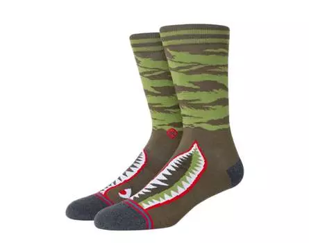 Носки Stance Casual Warbird Olive Crew A545C20WAR-OLV
