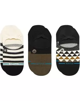 Носки Stance Equilateral No Show 3-Pack, черный