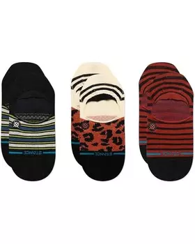 Носки Stance Fate No Show 3 Pack, черный