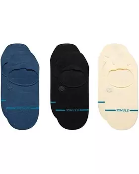 Носки Stance Icon No Show 3 Pack, цвет Dark Royal