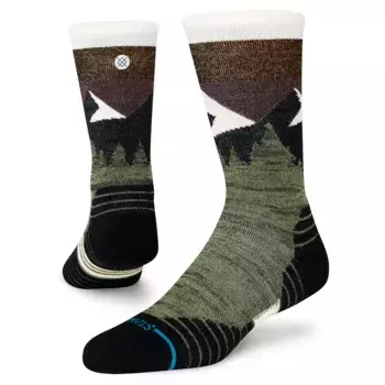 Носки Stance Mid Wool crew, зеленый