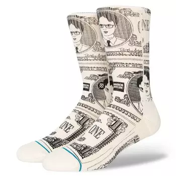 Носки Stance Schrute Bucks, белый