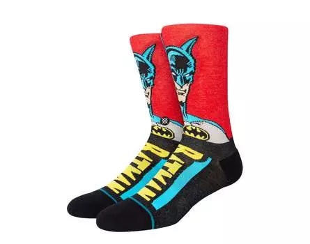 Носки Stance x Batman Comic Crew черные/красные/синие A545D22BAT-BLK