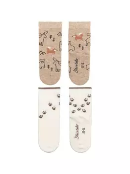 Носки Sterntaler, пестрый бежевый