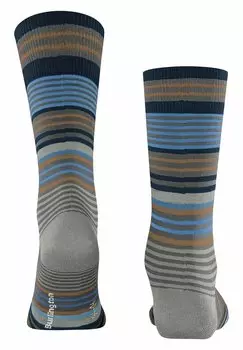 Носки STRIPE Burlington, темно-серый